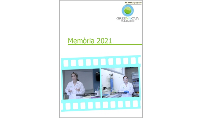 Fundació Greennova - Memòria 2021